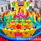 户外儿童充气滑梯价格 广场充气蹦蹦床厂家